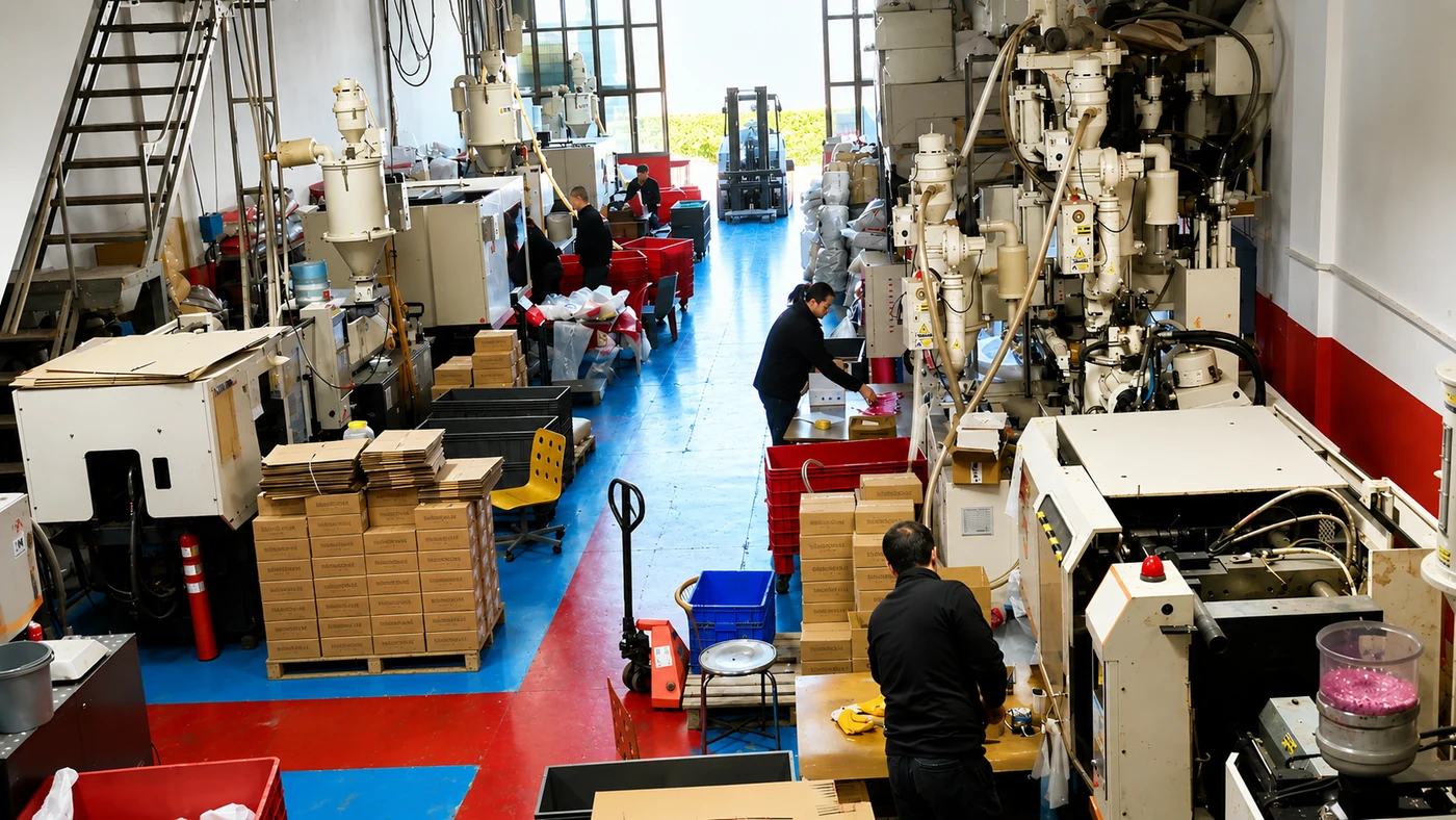 DS Plastik Esenyurt Üretim Tesisi - Plastik Enjeksiyon Makineleri ve Çalışma Alanı