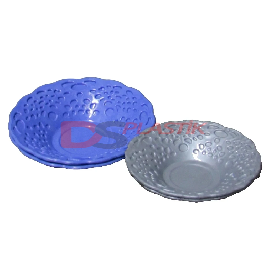 Renkli Plastik Çay Tabağı